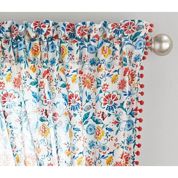 Curtain Panel Set Of 2 40 x 84 Inches in Mazie Pattern