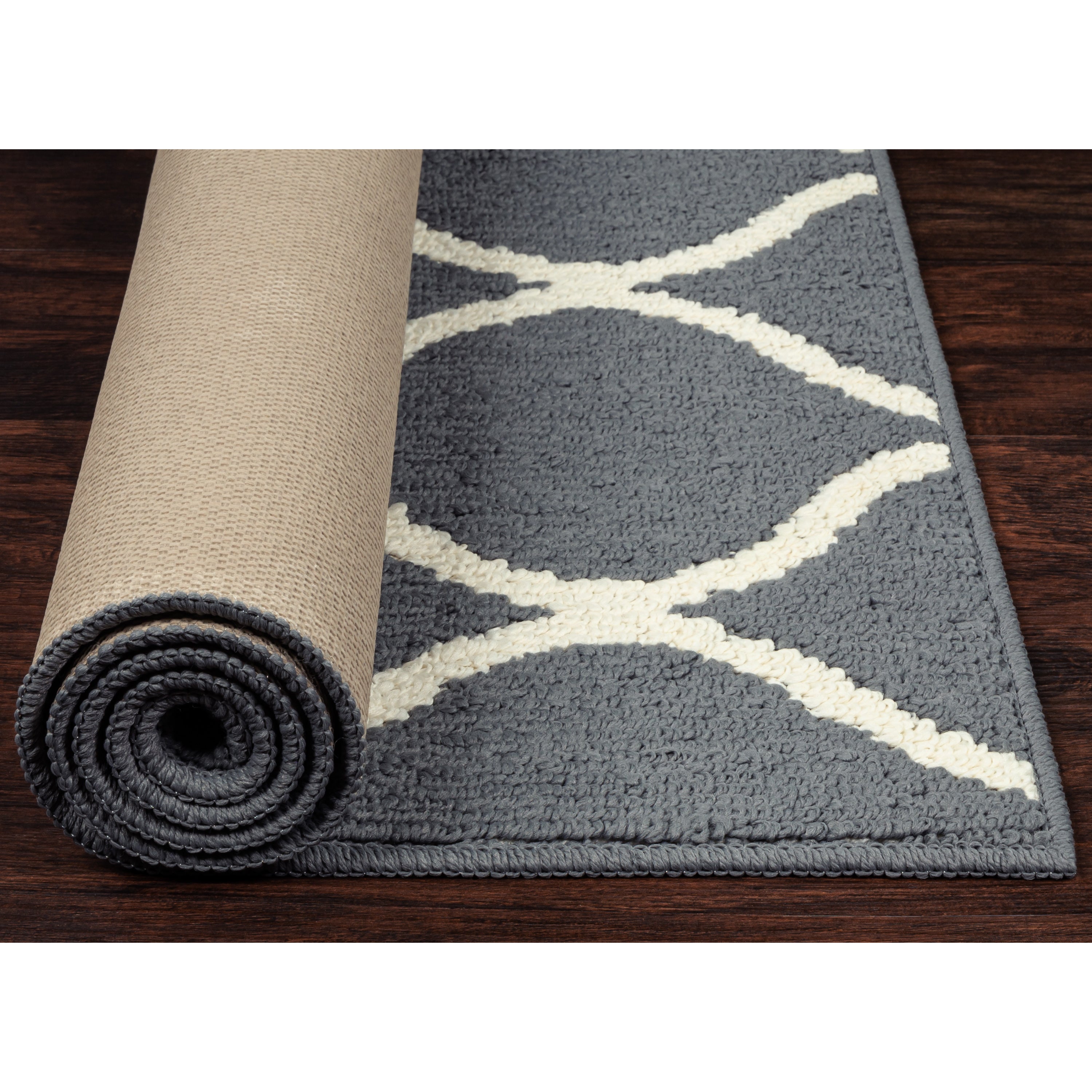 Hallway Runner Rug Gray Graphite in 1ft 9inch x 5ft