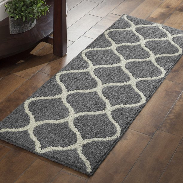 Hallway Runner Rug Gray Graphite in 1ft 9inch x 5ft