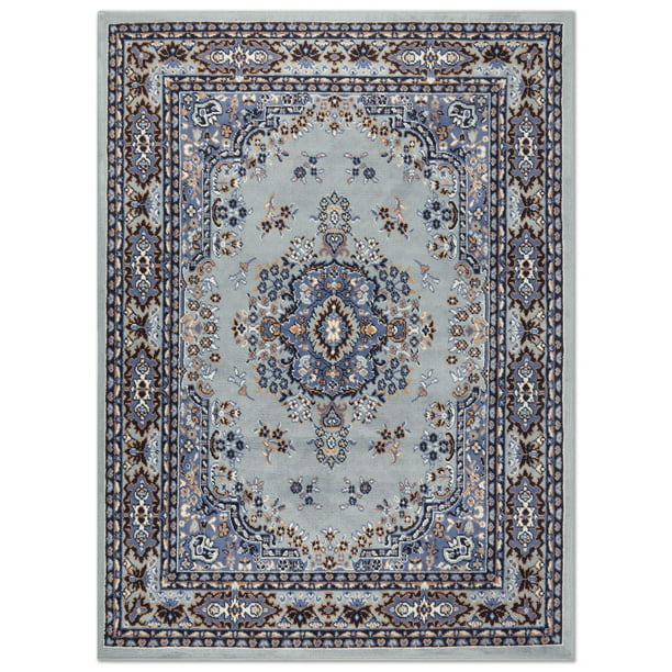Area Rug Size 3Ft 7inch x 5Ft 2inch in Silver