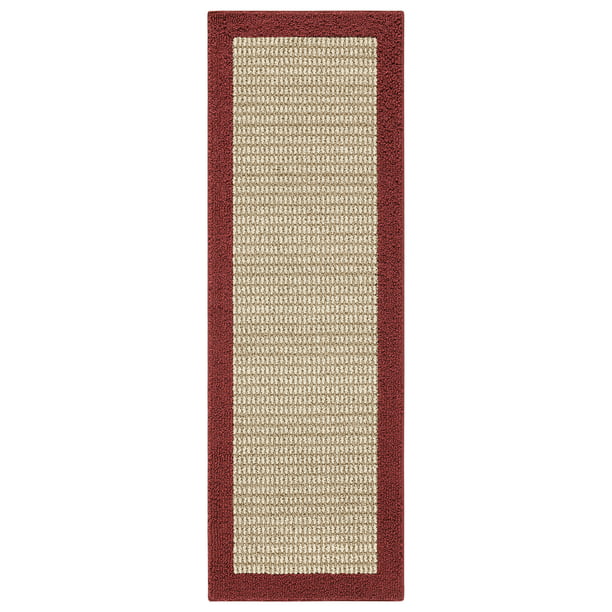 Runner Rug Red 72x24 Inches