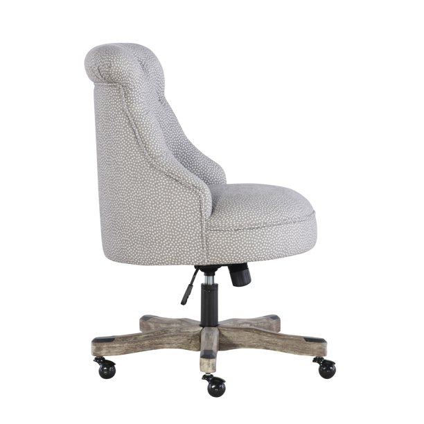 Chair with Adjustable Height in Light Gray