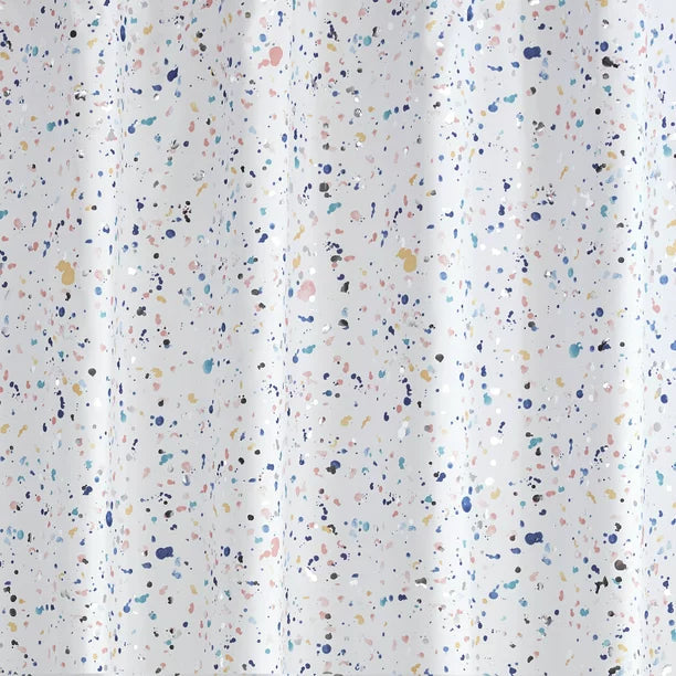 Curtain for Shower in Printed Geometric Multicolor 72x72 Inches