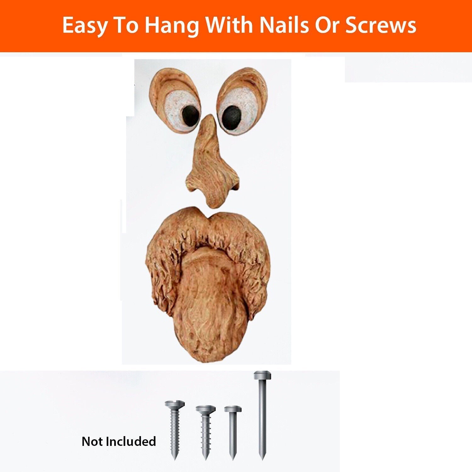 Sculpture of an Old Man Tree Hugger Multicolor