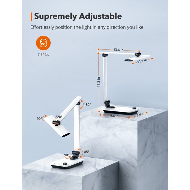 Desk Lamp in LED With USB Charging Port