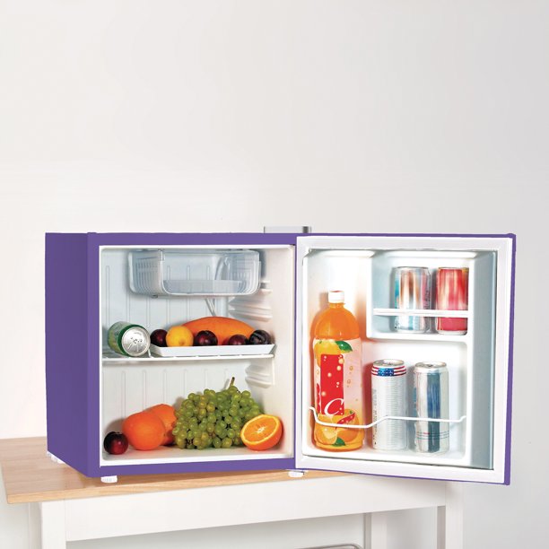 Compact Refrigerator in Purple