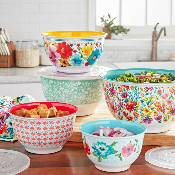 Bowl 10 Piece Set in Petal Party