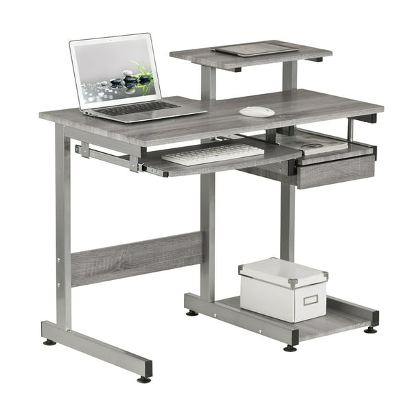 Complete Workstation Desk in Grey