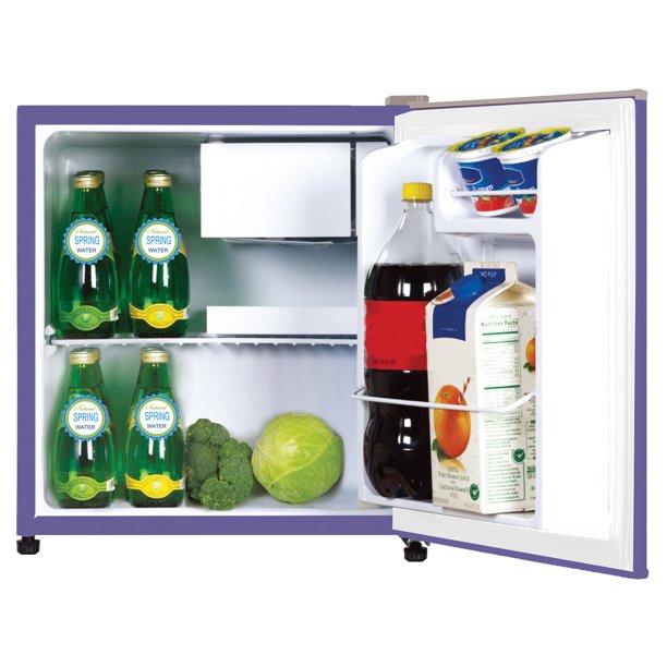 Compact Refrigerator in Purple
