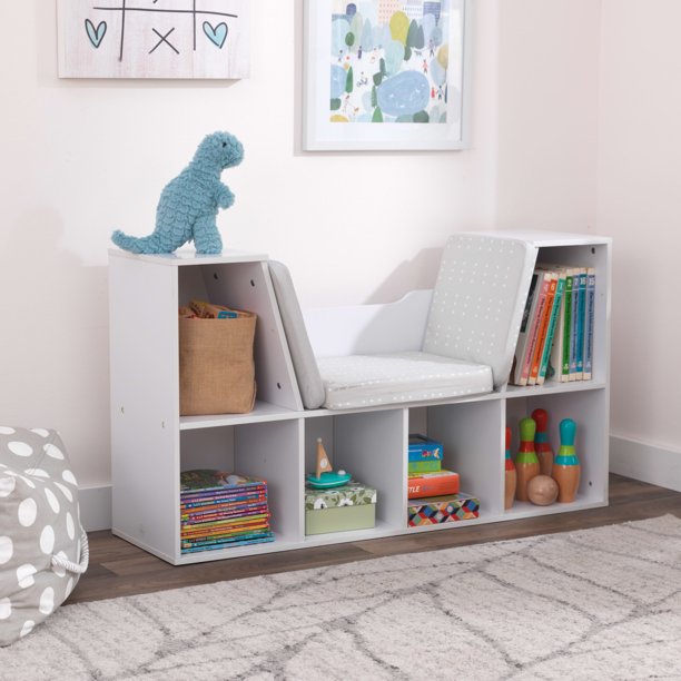 Bookcase 6 Shelves in White