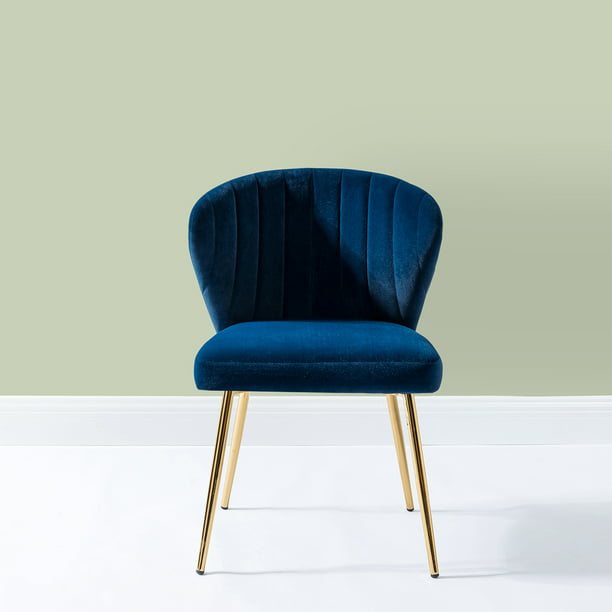 Chair Karat Home Luna Wingback in Blue