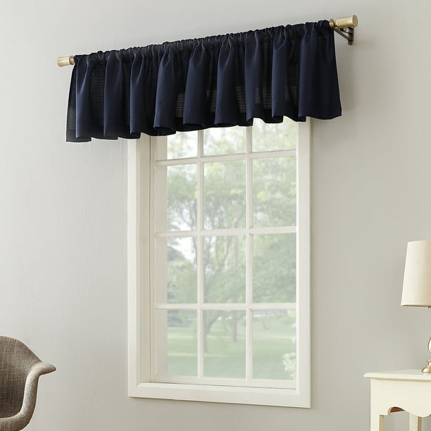 Curtain Single Panel 56x17 Inches in Navy