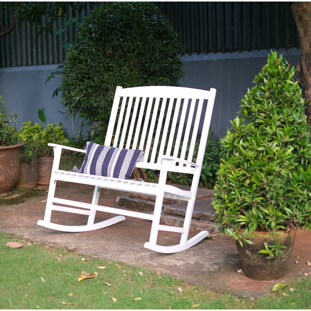 Outdoor Rocking Chair in White