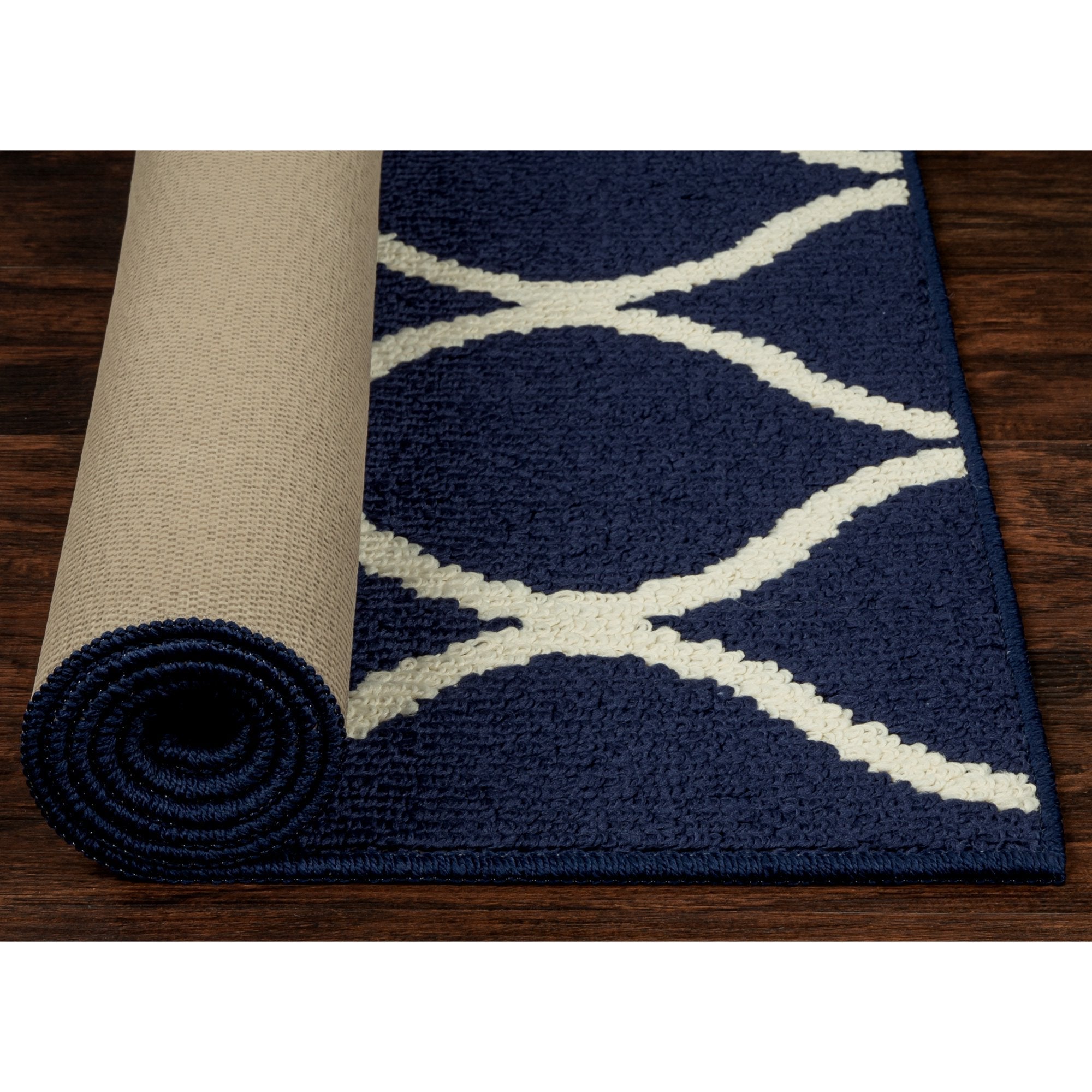 Hallway Runner Rug in Navy Blue