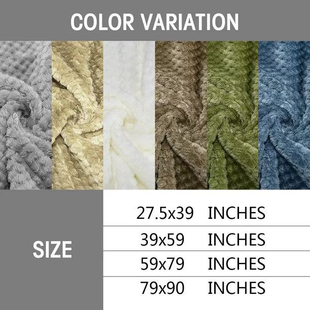 Blanket Soft Cozy Throw 59x79 Inches in Gray