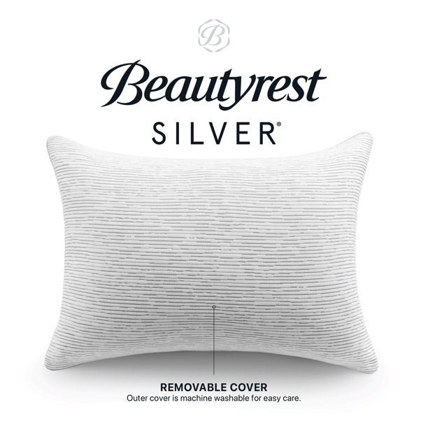 Beautyrest Pillow Standard Queen Size in Gray