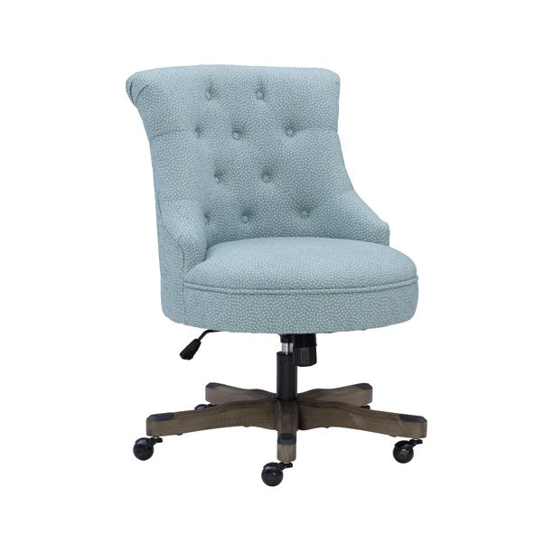 Chair with Adjustable Height in Light Blue