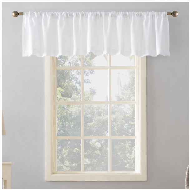 Curtain Single Panel 56 x 17 Inches in White