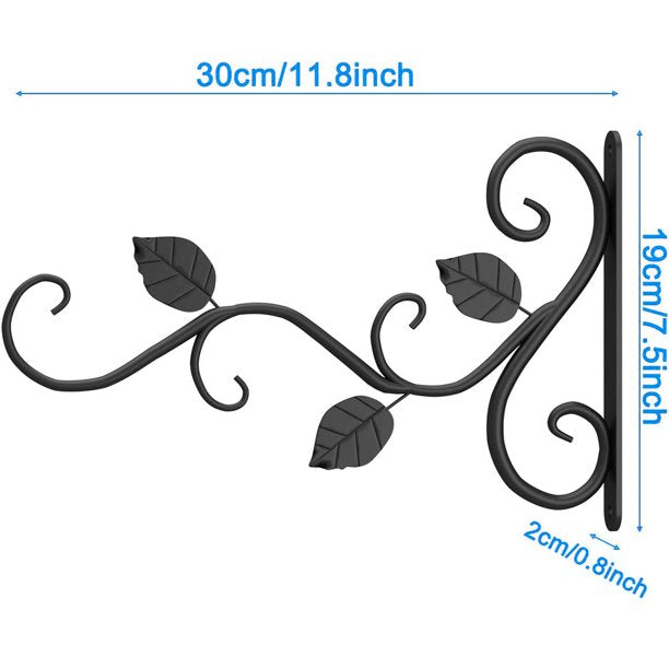 Hanging Plant Bracket 1Pcs in Black