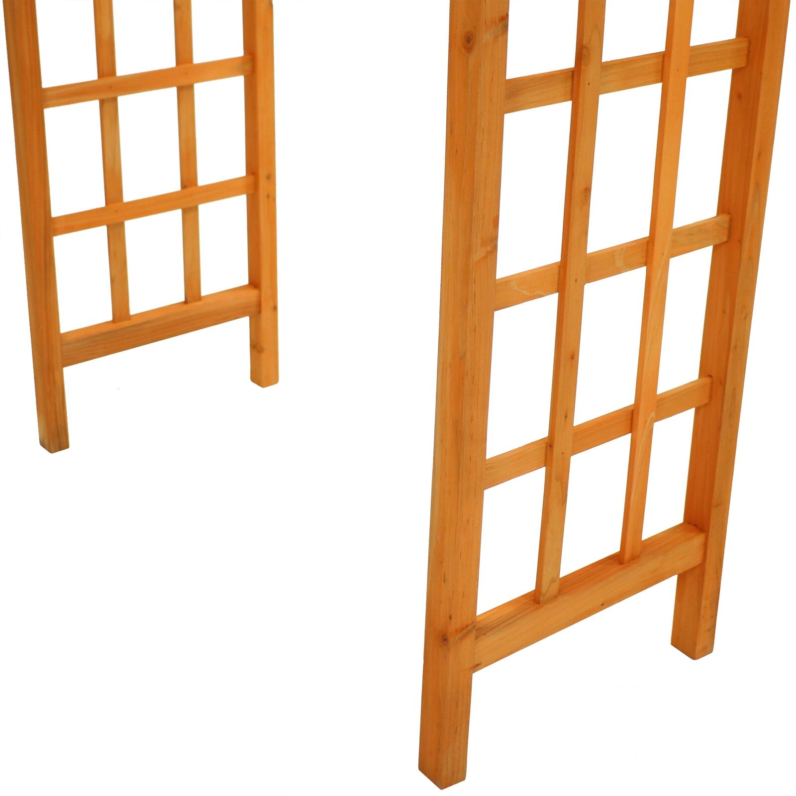 Arched Garden Walkway in 78 Inches in Brown