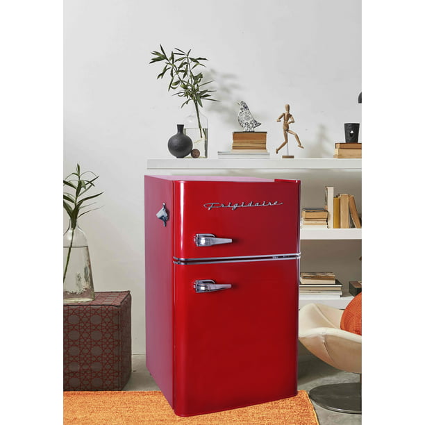 Refrigerator with Freezer 3.2 Cubic Foot Red