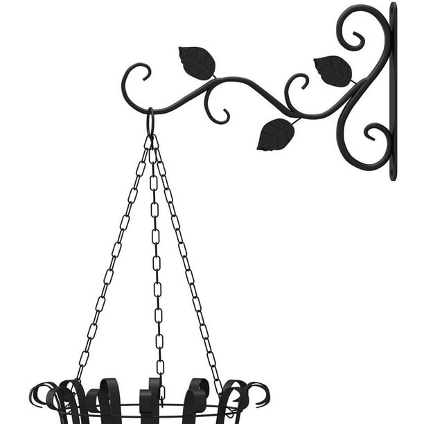 Hanging Plant Bracket 1Pcs in Black