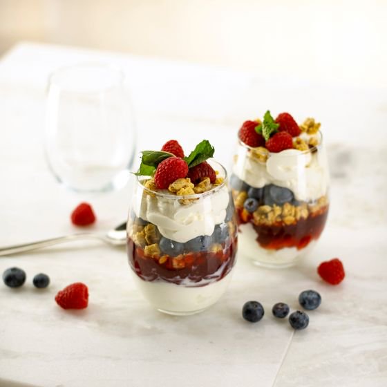 Clear Stemless Glass Set 12 Pieces