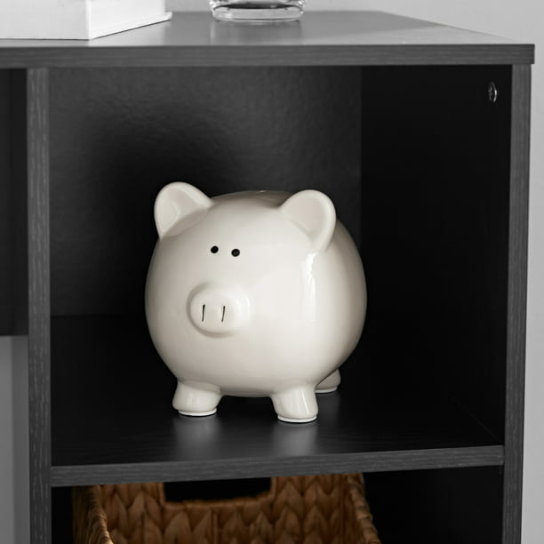 Computer Desk in True Black Oak