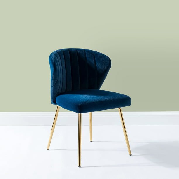 Chair Karat Home Luna Wingback in Blue