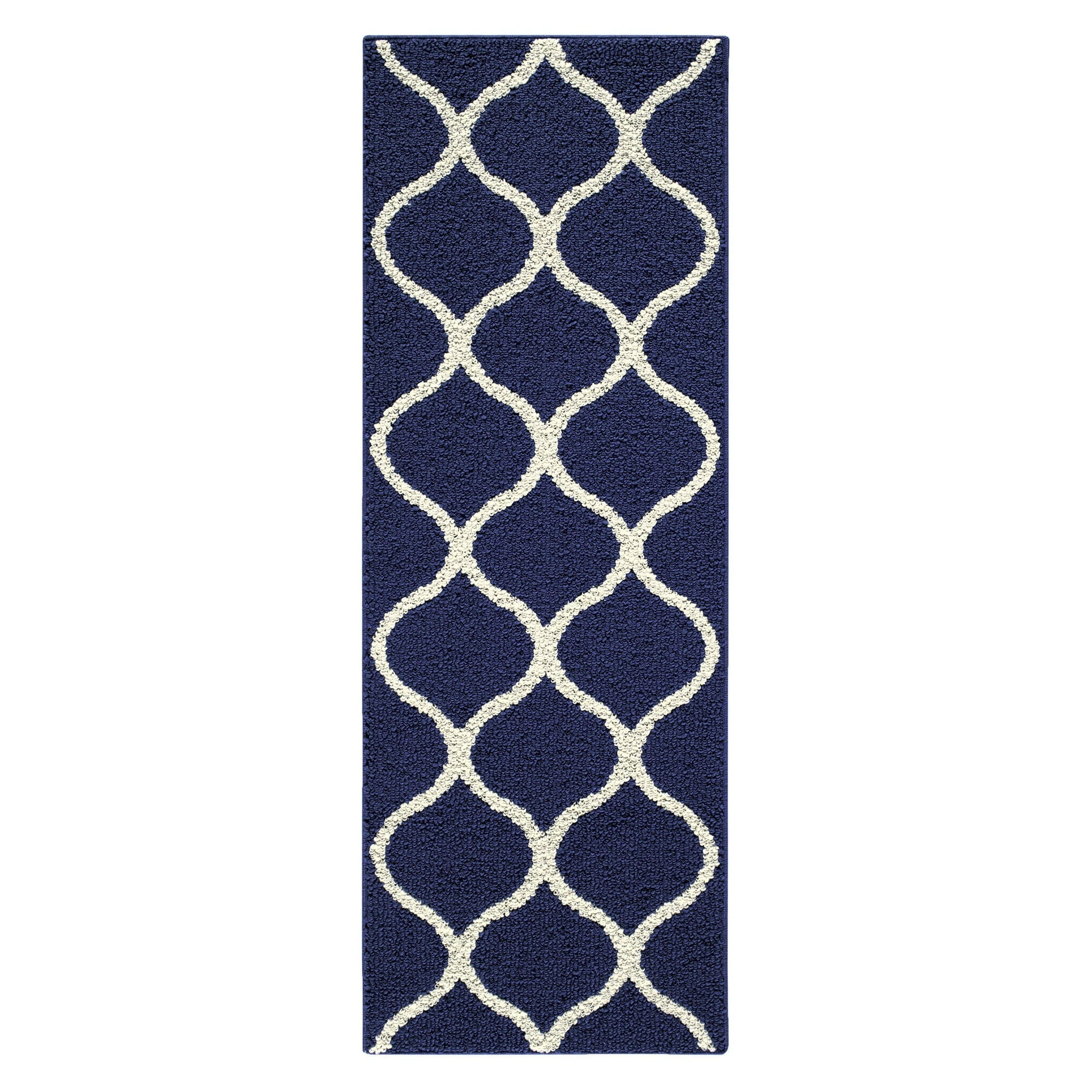 Hallway Runner Rug in Navy Blue