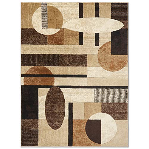 Contemporary Geometric Area Rug in 39 x 55 Inches