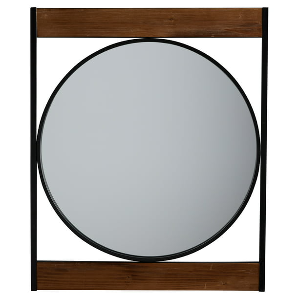 Modern Industrial Metal Wall Mirror