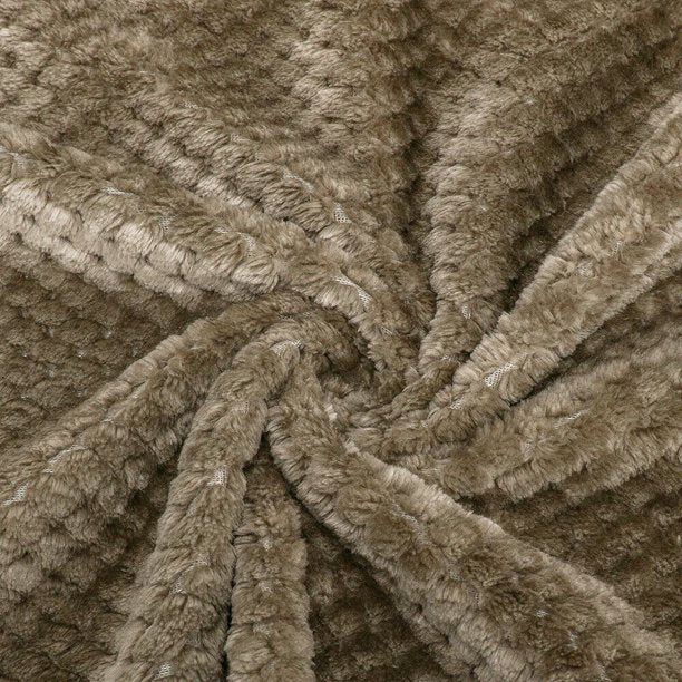 Blanket Soft Cozy in Brown Throw 59x79 Inches