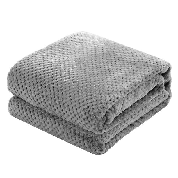 Blanket Soft Cozy Throw 59x79 Inches in Gray