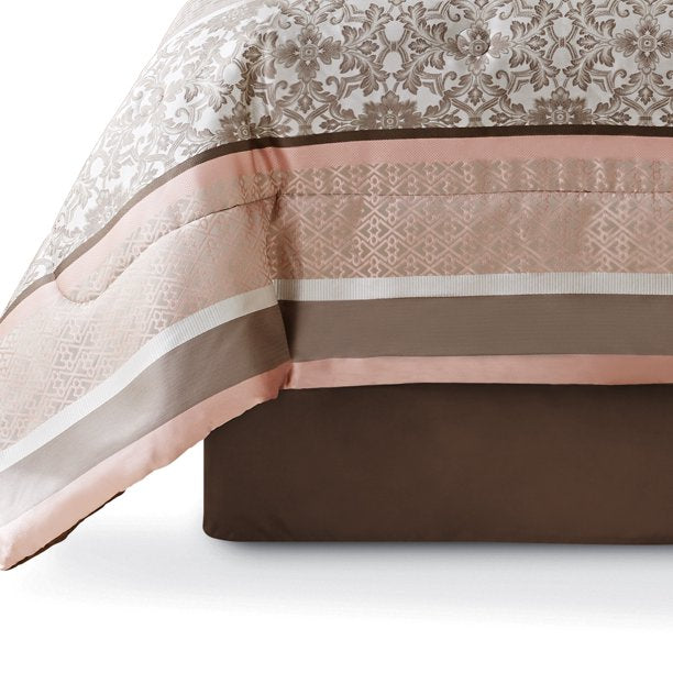 Comforter Set Shams 3 Dec Pillows and Bed Skirt