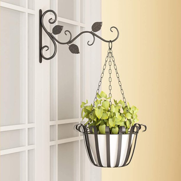 Hanging Plant Bracket 1Pcs in Black