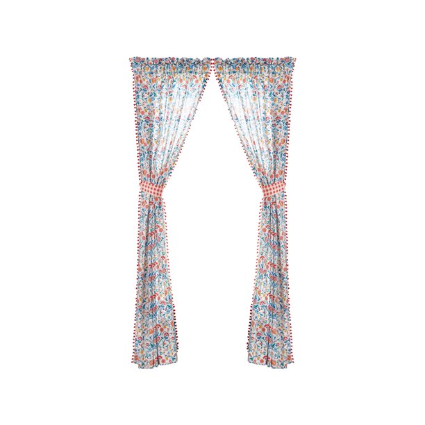 Curtain Panel Set Of 2 40 x 84 Inches in Mazie Pattern