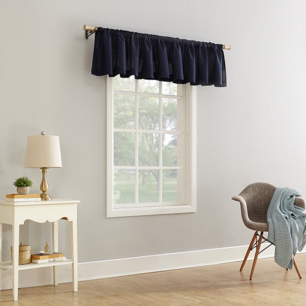 Curtain Single Panel 56x17 Inches in Navy