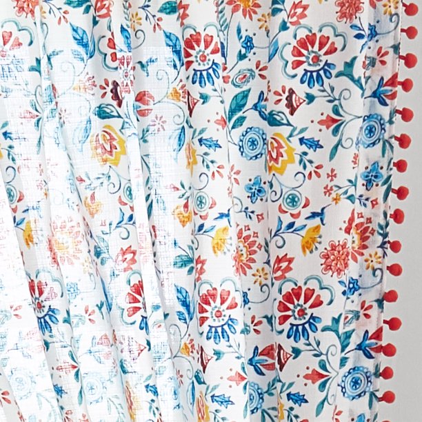 Curtain Panel Set Of 2 40 x 84 Inches in Mazie Pattern