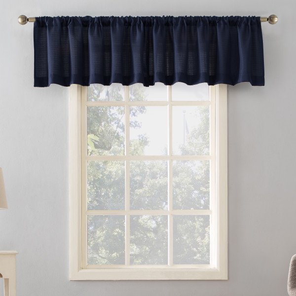 Curtain Single Panel 56x17 Inches in Navy