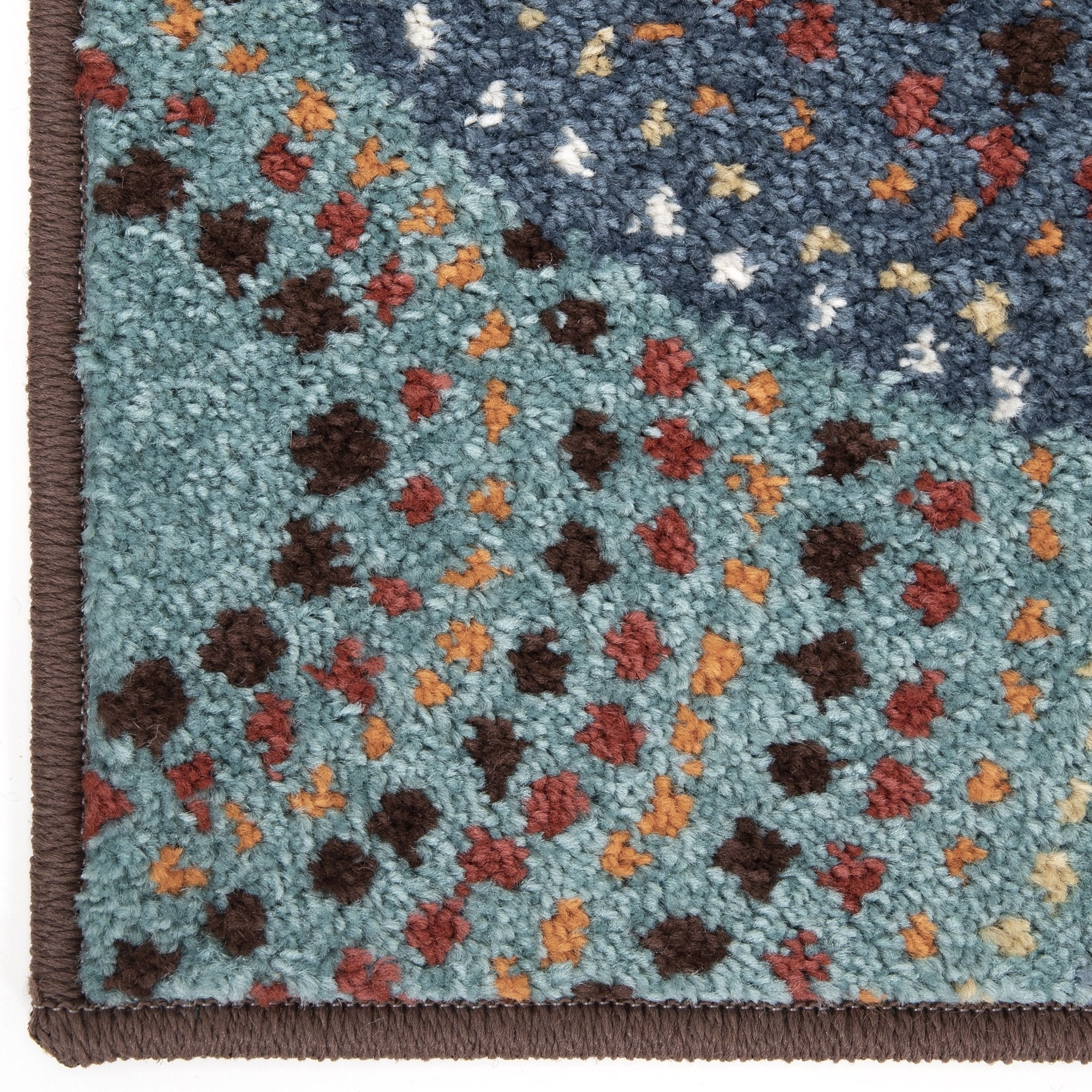 Bright Dotted Circles Runner Rugs Multi