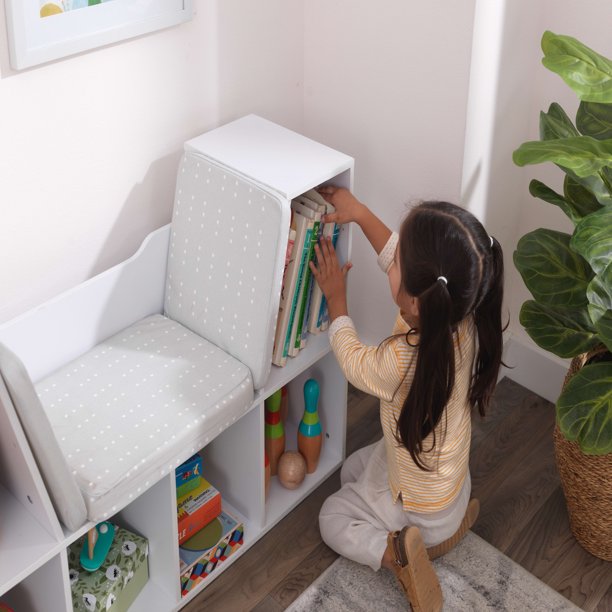 Bookcase 6 Shelves in White