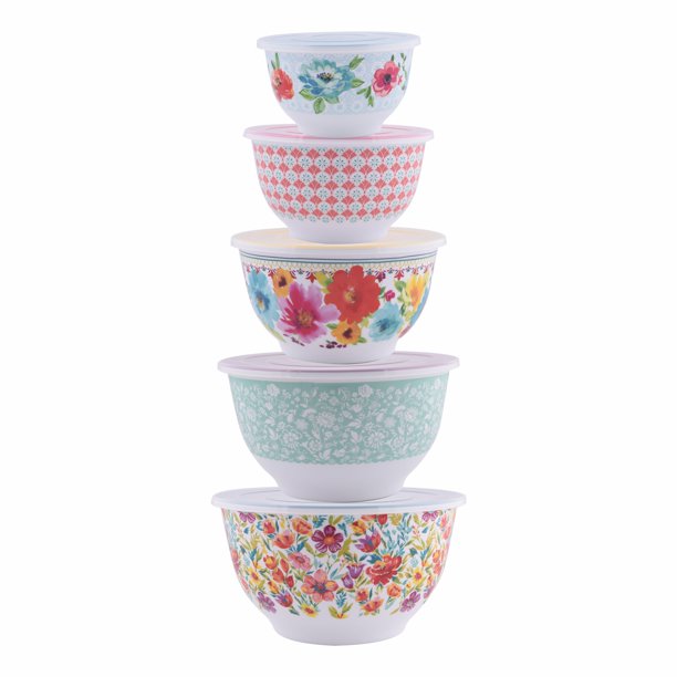 Bowl 10 Piece Set in Petal Party