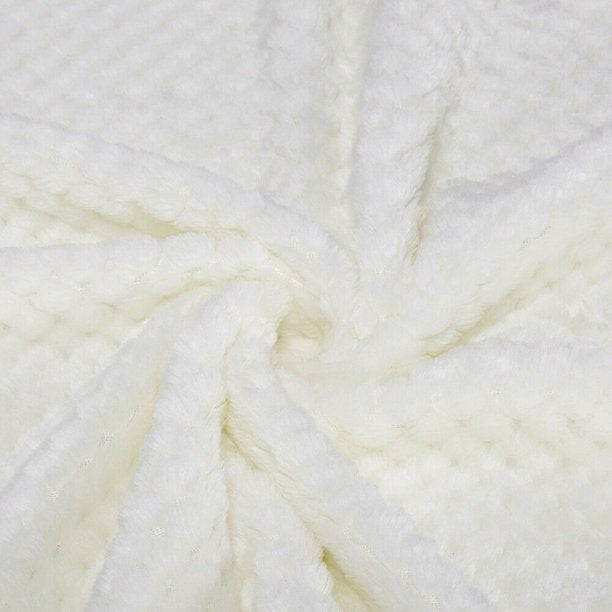 Blanket Soft Cozy in Beige Throw 59x79 Inches