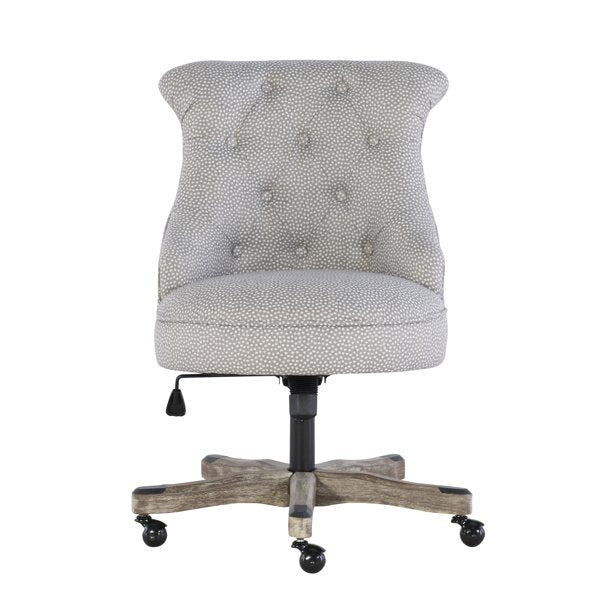 Chair with Adjustable Height in Light Gray