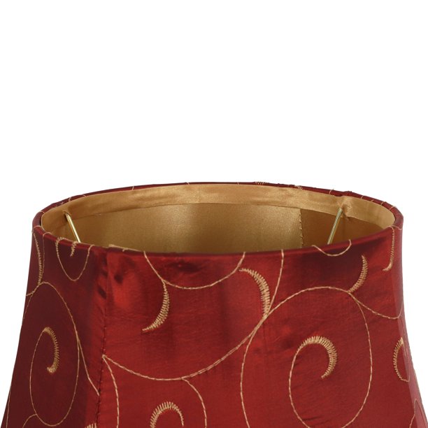 Bell Table Lamp Shade in Red