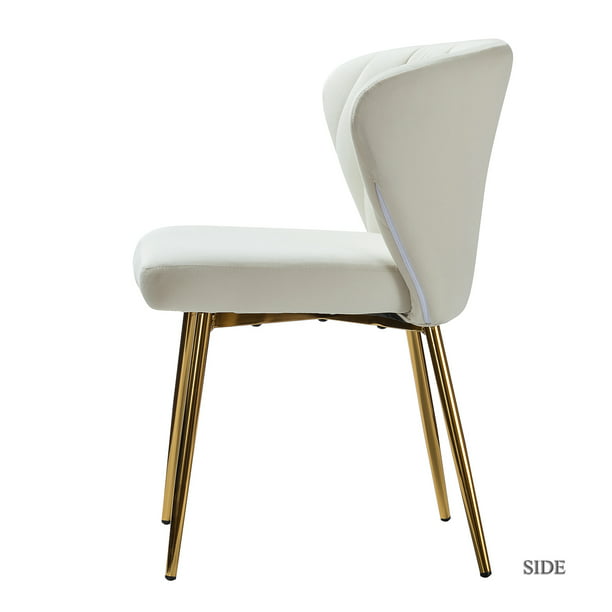 Chair Karat Home Luna Wingback in Ivory