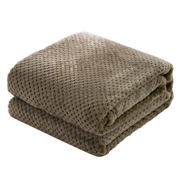 Blanket Soft Cozy in Brown Throw 59x79 Inches