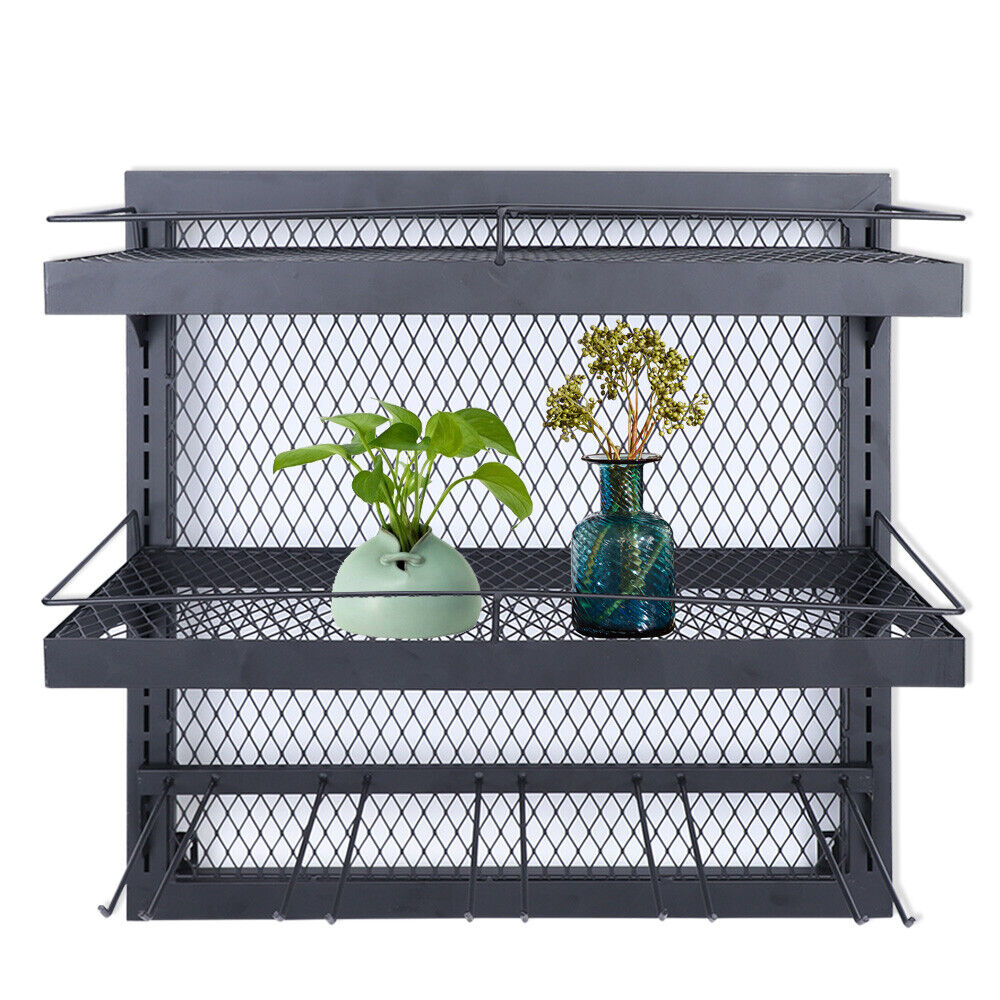 Bottle and Glass Storage Rack Wall Mounted