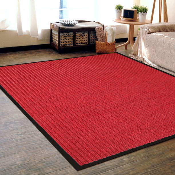 Front Doormat Entrance Red 31x47 Inches